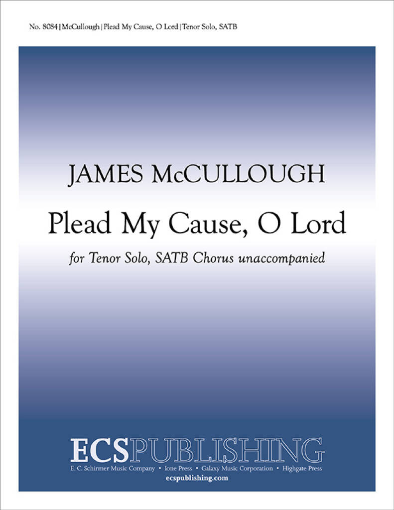 Plead My Cause, O Lord