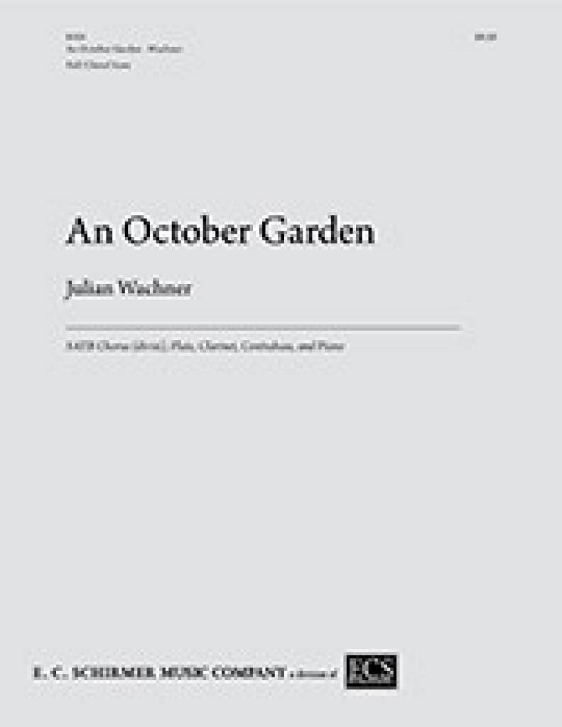 An October Garden : Full/Choral Score