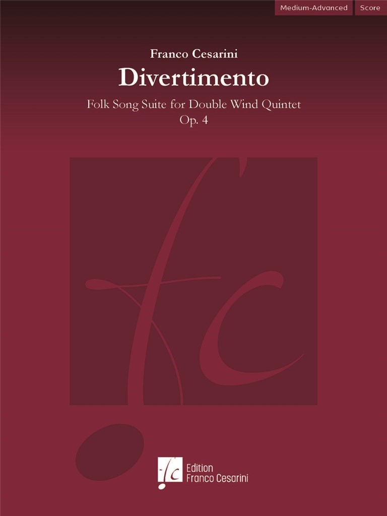 Divertimento Op. 4 : Folk Suite for Double Wind Quintet