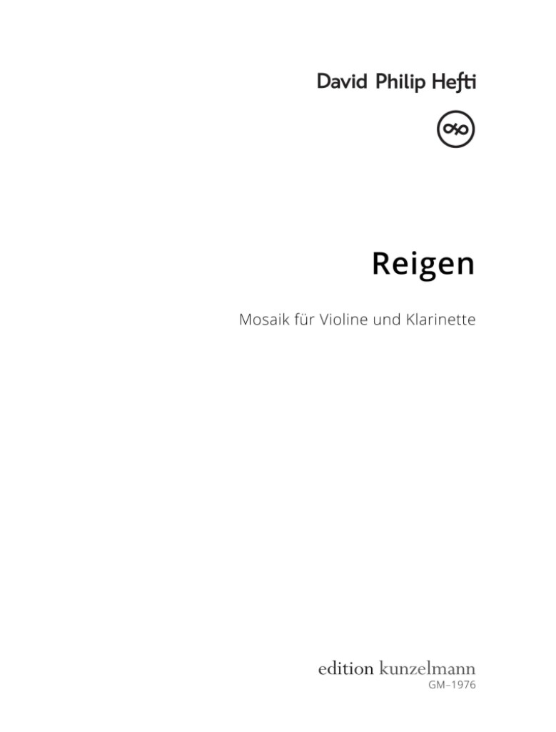 Reigen : Mosaik für Violine und Klarinette