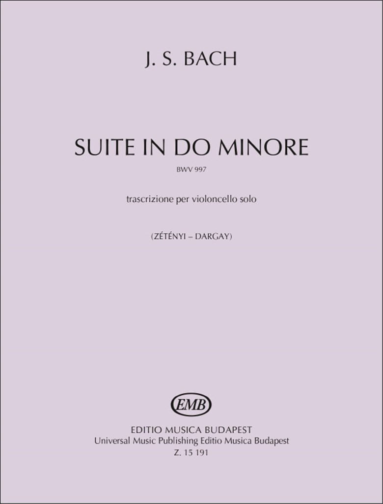 Suite In Do Minore BWV 997