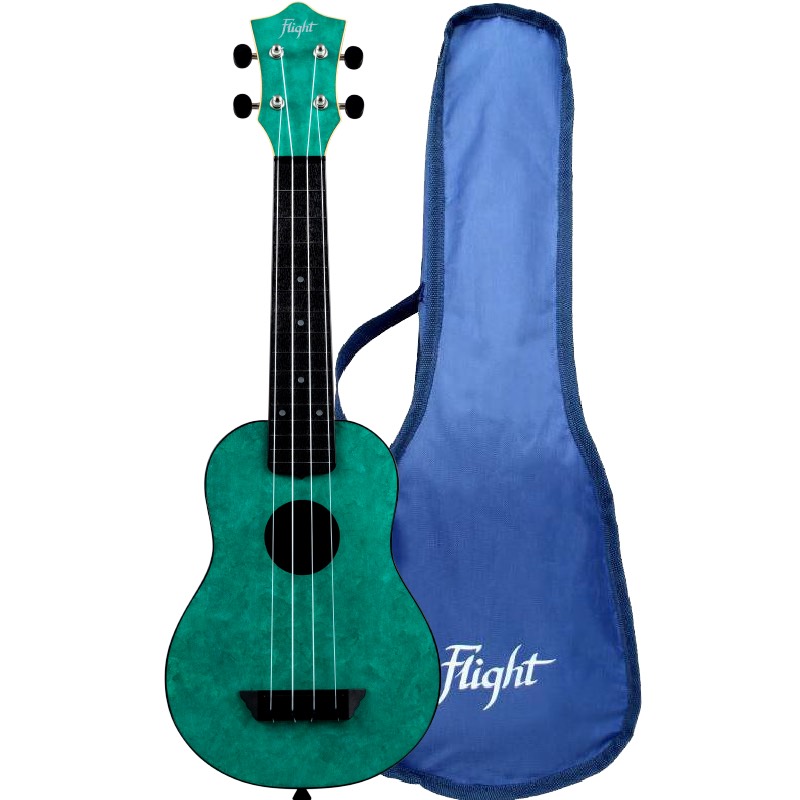 TUS65 Shimmer Travel Sopran Uke - Emerald