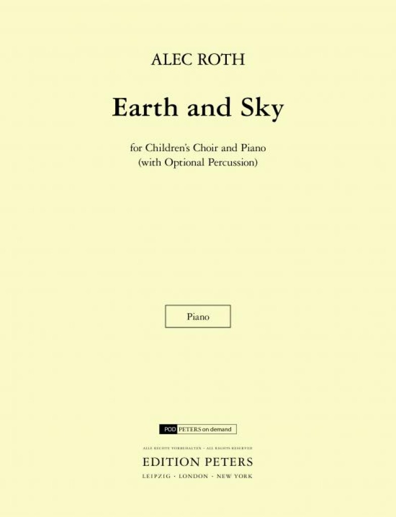 Earth and Sky : Piano Part