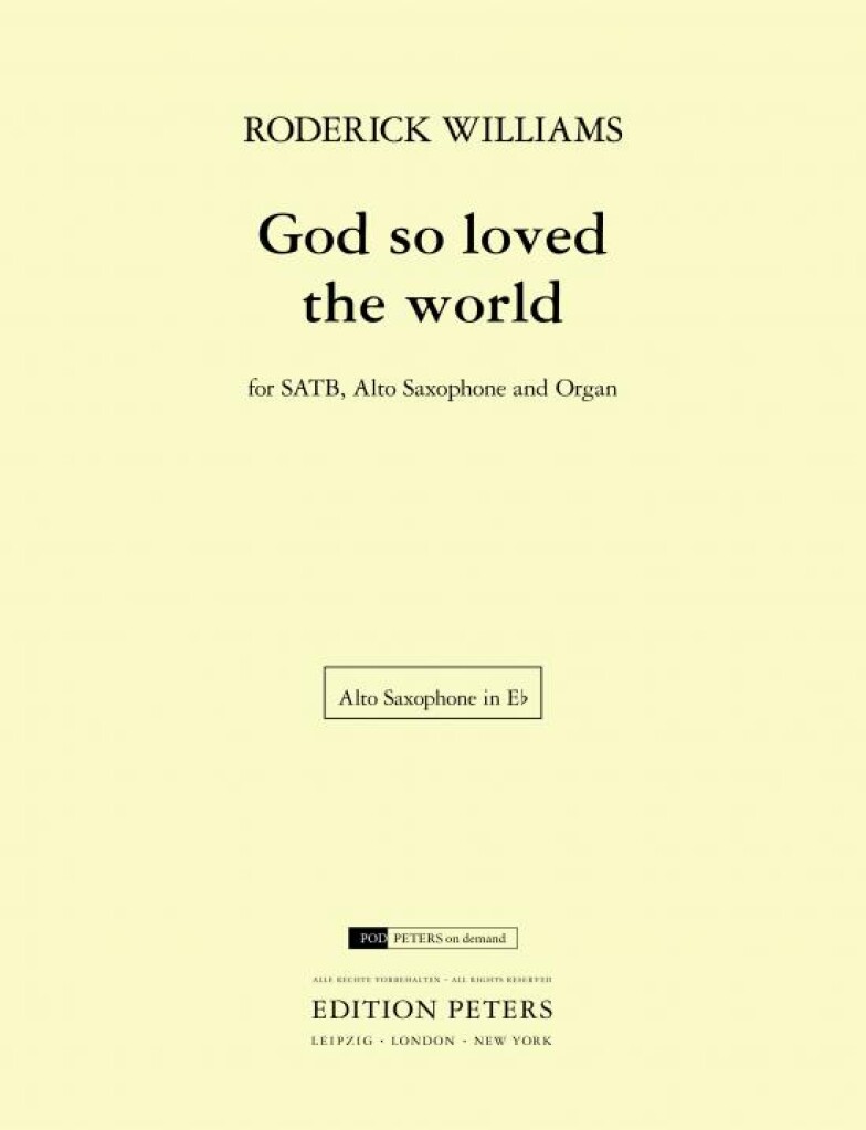 God so loved the world