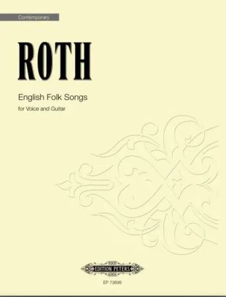 English Folk Songs : for Voice and Guitar