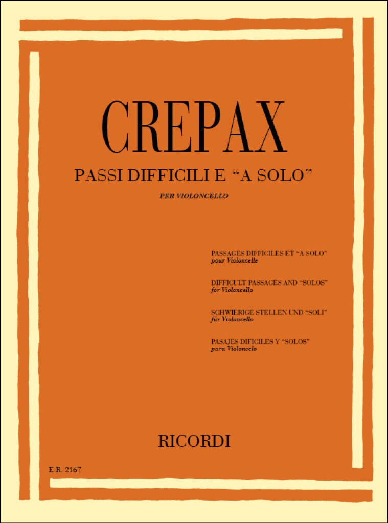 Passaggi difficili e "a solo" : per Violoncello