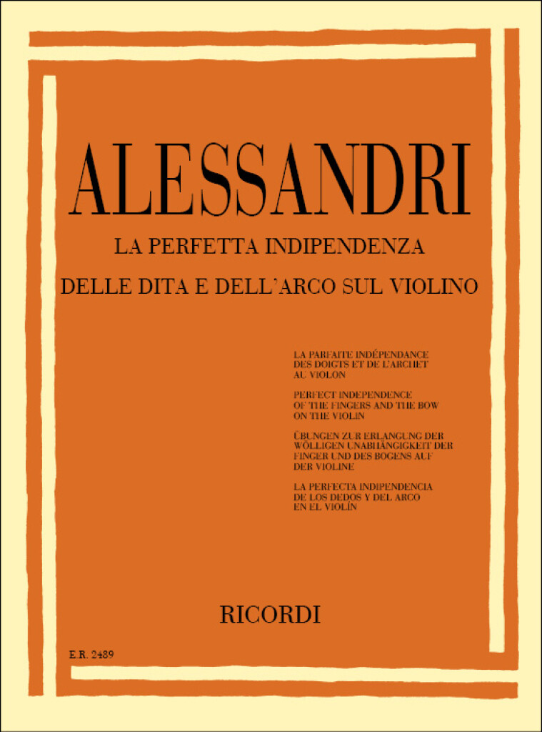 La Perfetta Indipendenza delle Dita e dell'Arco : sul violino