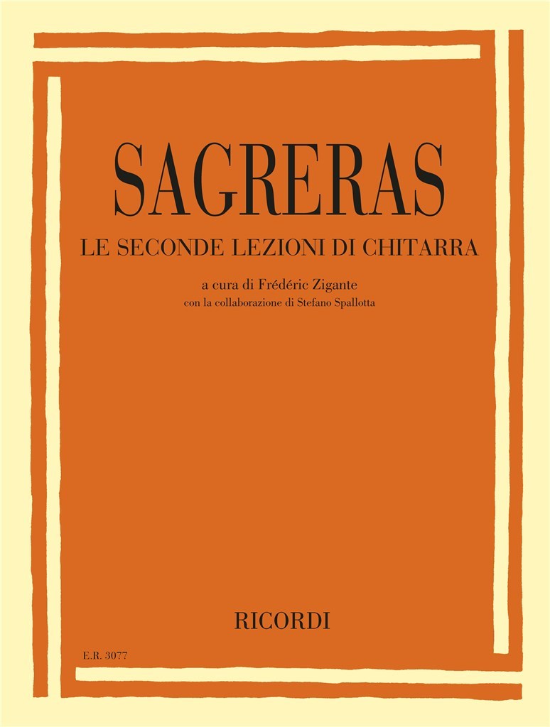 Le seconde lezioni di chitarra : a cura di Frédéric Zigante