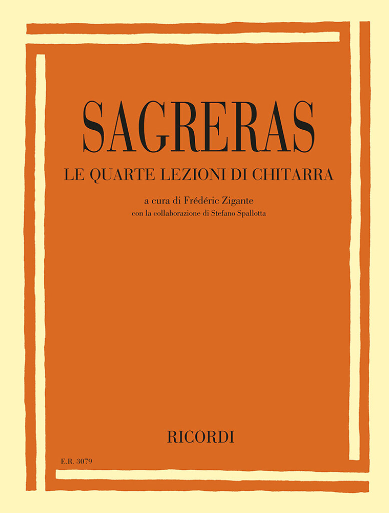 Le quarte lezioni di chitarra : a cura di Frédéric Zigante