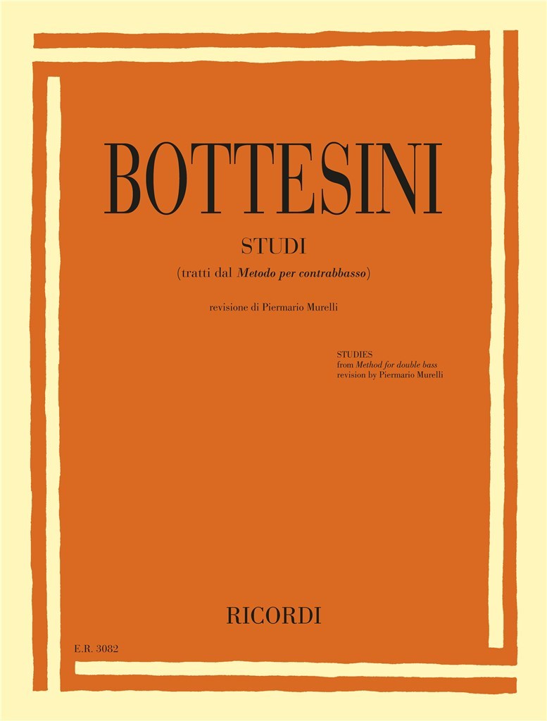 Studi (tratti dal "Metodo per contrabbasso") : Revisione di Piermario Murelli