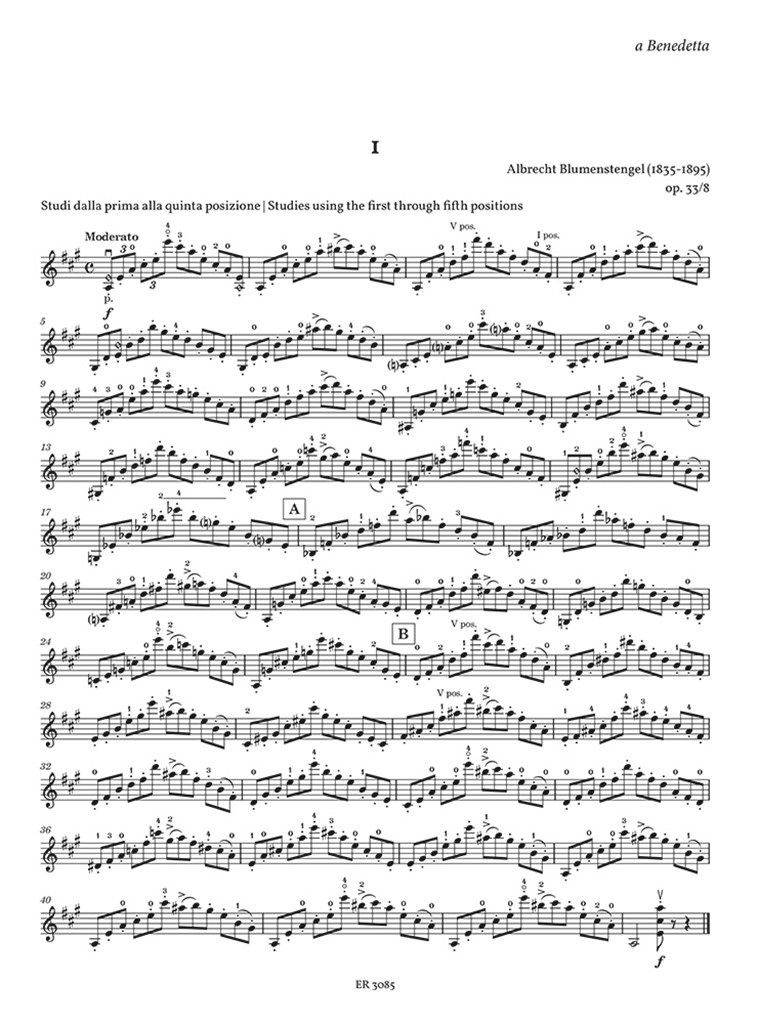 Studi per violino - Fasc. III: VI-VII posizione : dal grado elementare agli Studi di Kreutzer