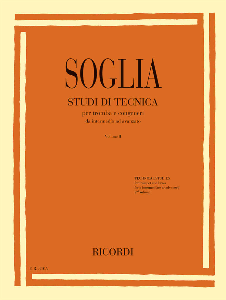 Studi di tecnica per trombone e congeneri Vol. 2 : Technical Studies for trombone and brass 2nd volume