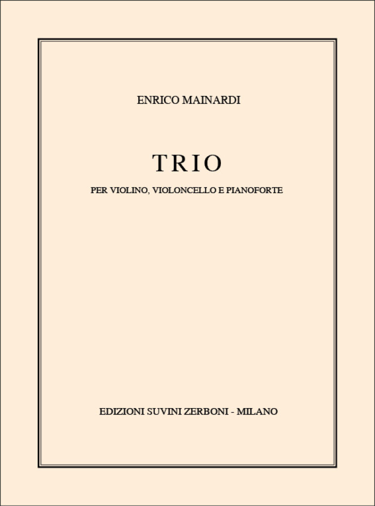 Trio : per pianoforte, violino e violoncello