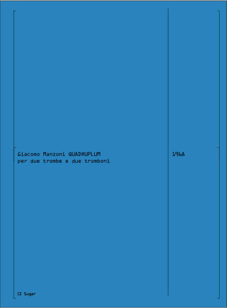 Quadruplum : per due trombe e due tromboni