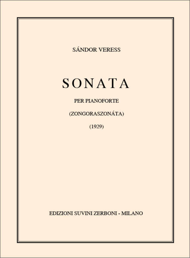 Sonata Per Pianoforte : (Zongoraszonáta)