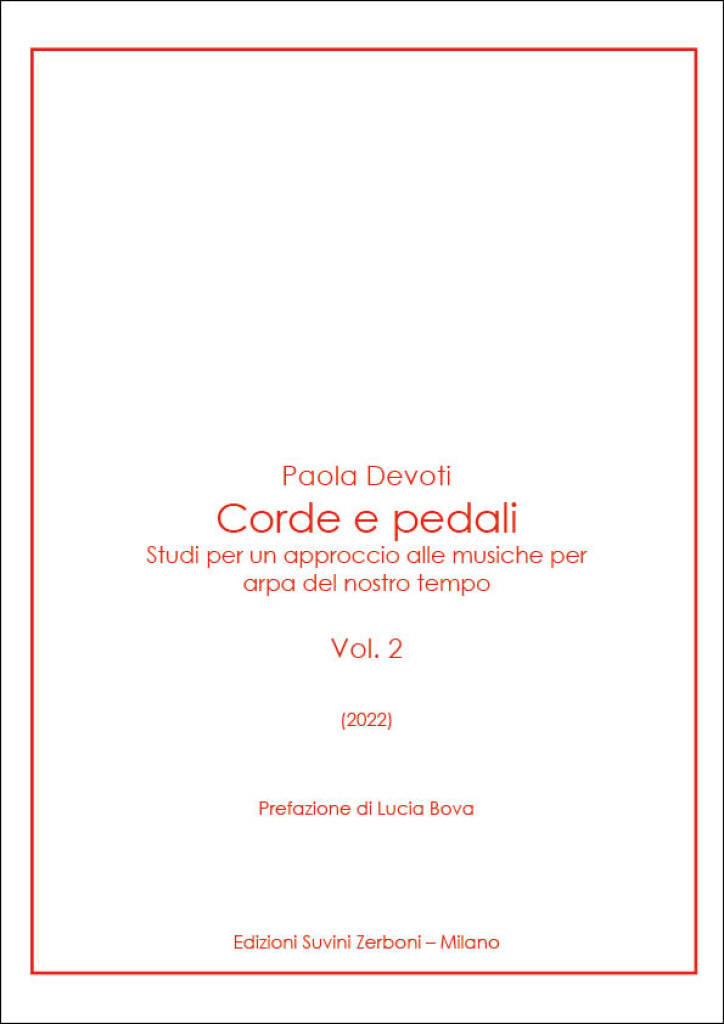 Corde e pedali vol. 2 : Studi per un approccio alle musiche per arpa del nostro tempo