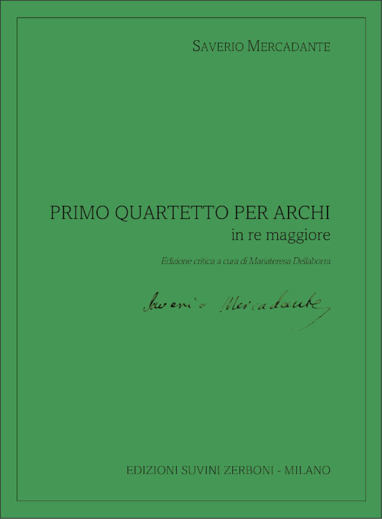 Quartetto per Archi N. 1 in re maggiore