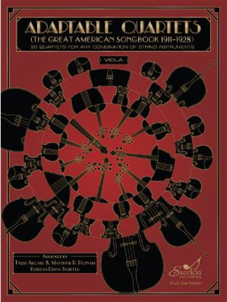 Adaptable Quartets - Viola : 20 Quartets for Any Combination of String Instruments - The Great American Songbook 1911?1928