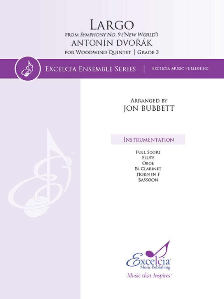 Largo : From Symphony No.9 (New World) for Woodwind Quintet