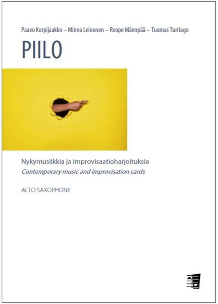 Piilo : Contemporary music and improvisation cards for alto saxophone