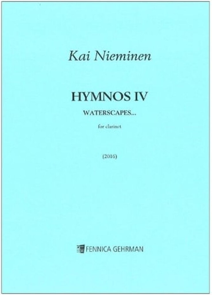 Hymnos IV for clarinet : Waterscapes