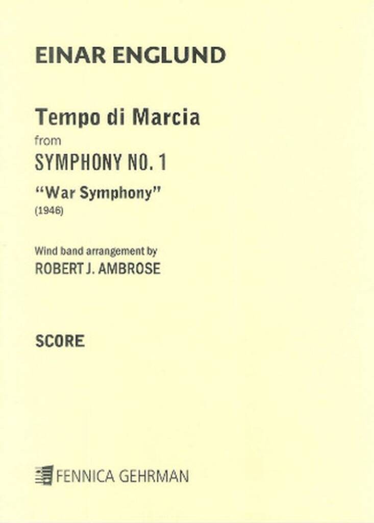 Tempo di Marcia from Symphony No. 1 : Arrangement for wind band