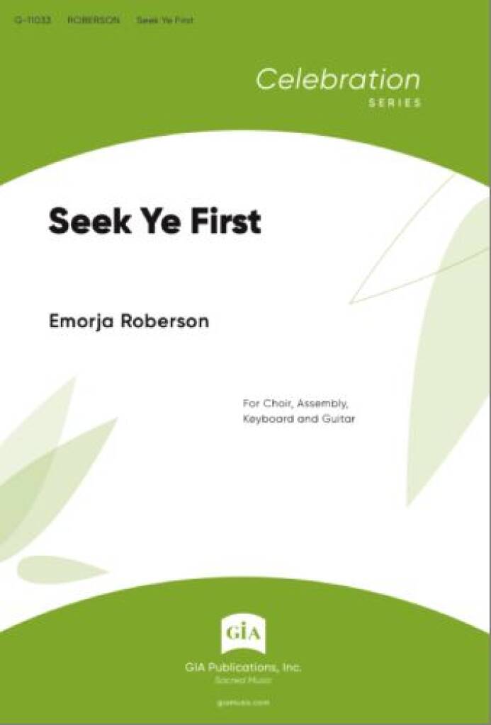 Seek Ye First