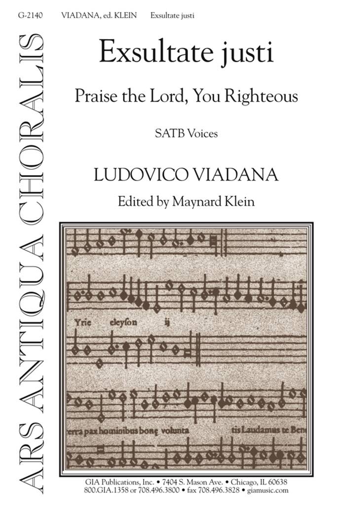 Exsultate justi : Praise the Lord, You Just Men