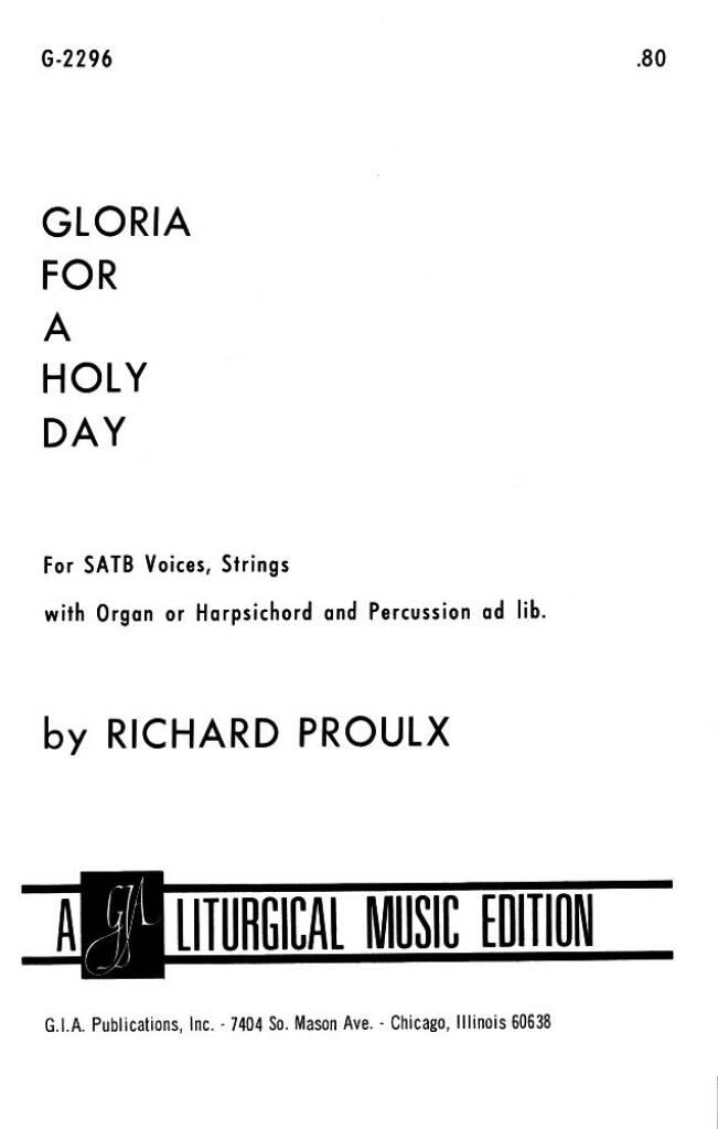 Gloria for a Holy Day