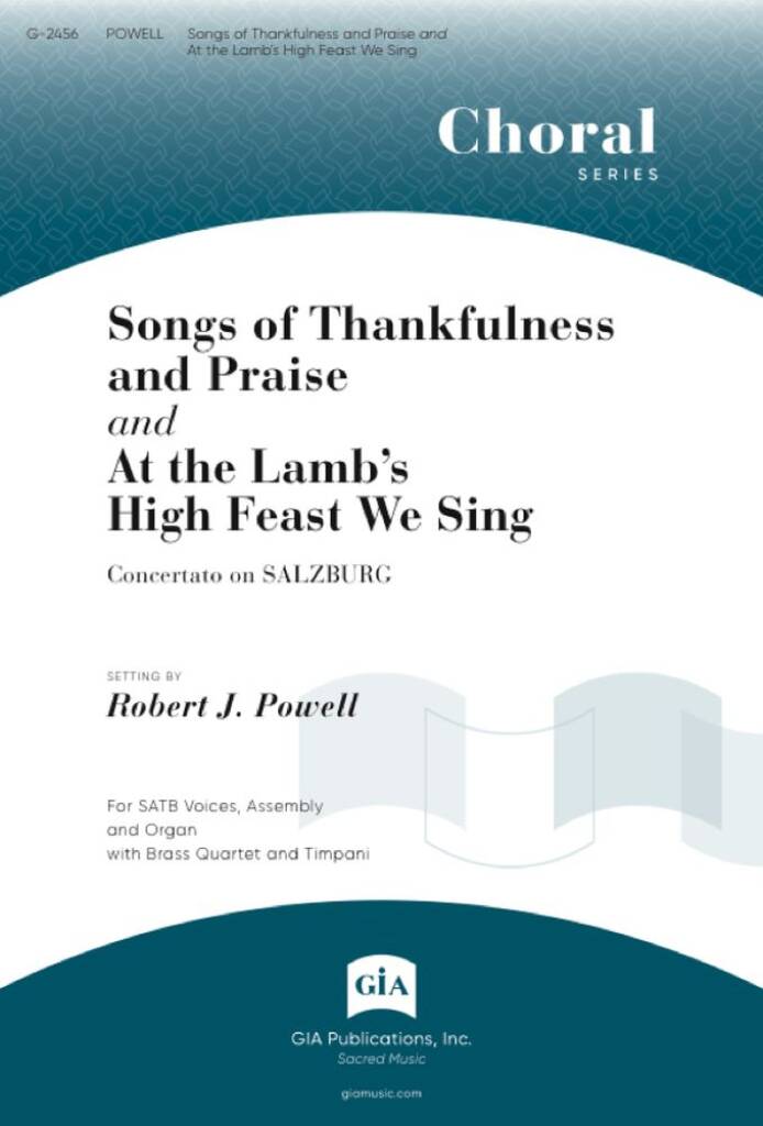 Songs of Thankfulness and Praise : At the Lamb's High Feast