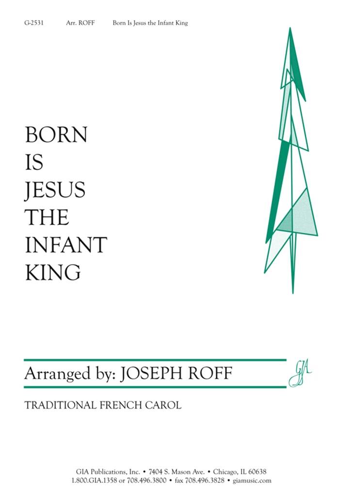 Born Is Jesus, the Infant King : 8 Handbells - 2 octave set required