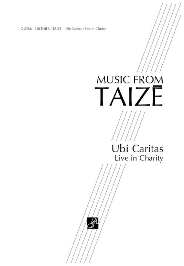 Ubi caritas : Flute, Oboe, Bb Trumpet, Bass