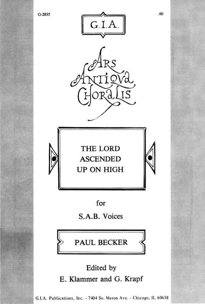 The Lord Ascended Up on High