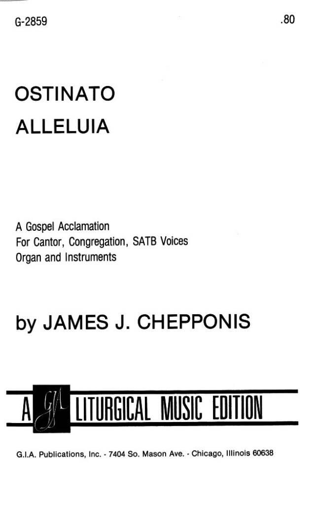 Ostinato Alleluia : A Gospel Acclamation