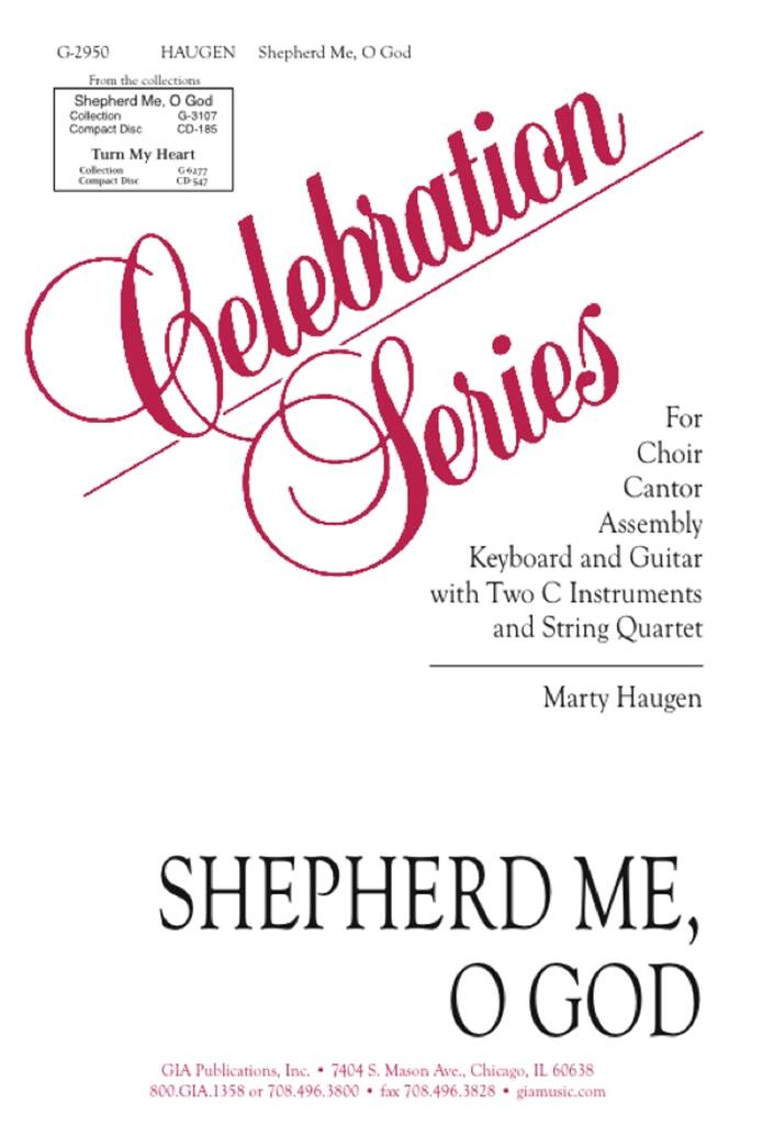 Shepherd Me, O God - Instrument edition : String Quartet - 2 Violins, Viola, Cello, 2 C Instruments