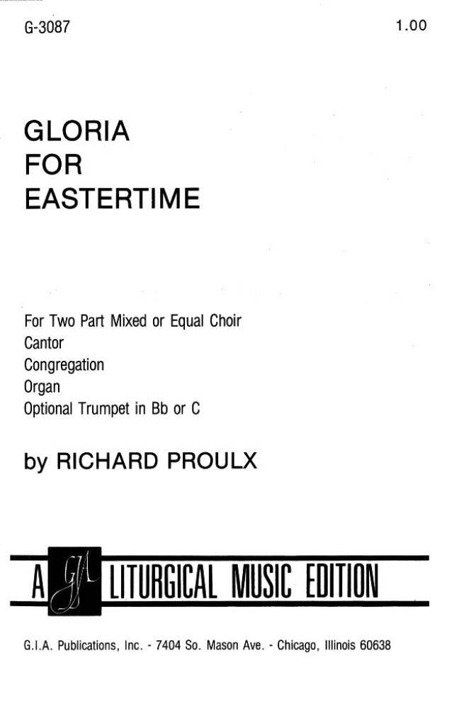Gloria for Eastertime : Trumpet in Bb or C
