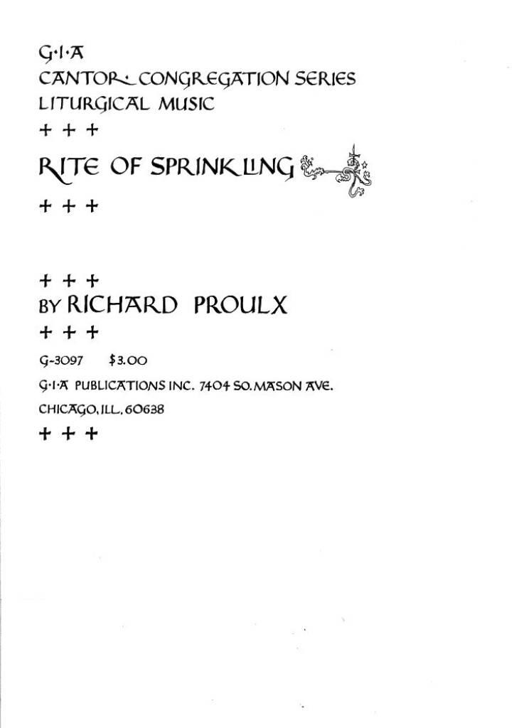 Rite of Sprinkling