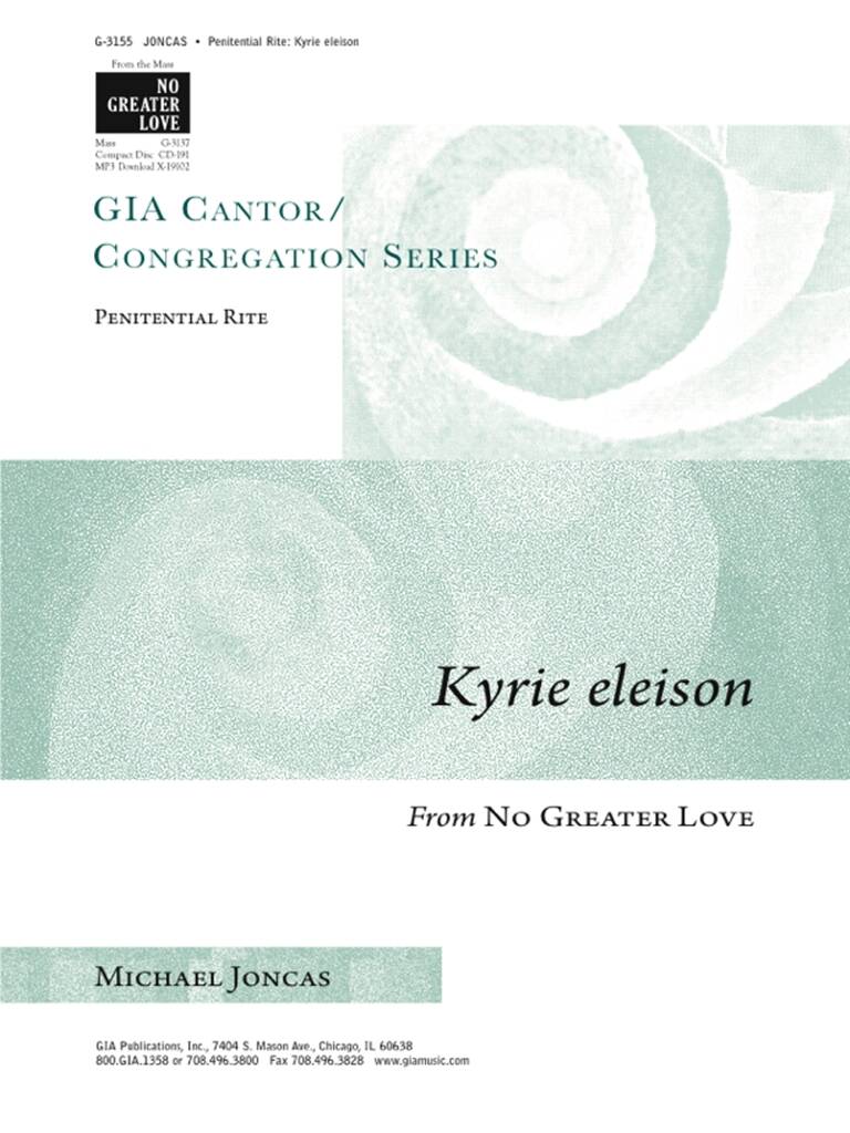 Kyrie eleison from No Greater Love