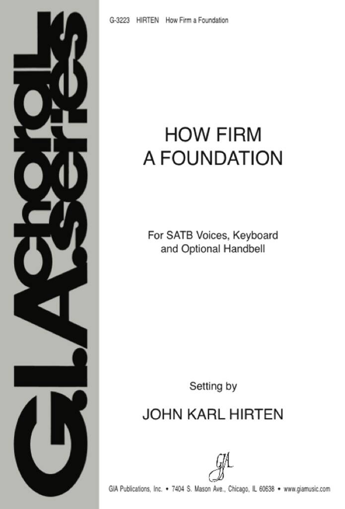 How Firm a Foundation : Handbell (G5)