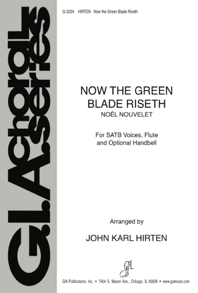 Now the Green Blade Rises : Flute, optional Handbell