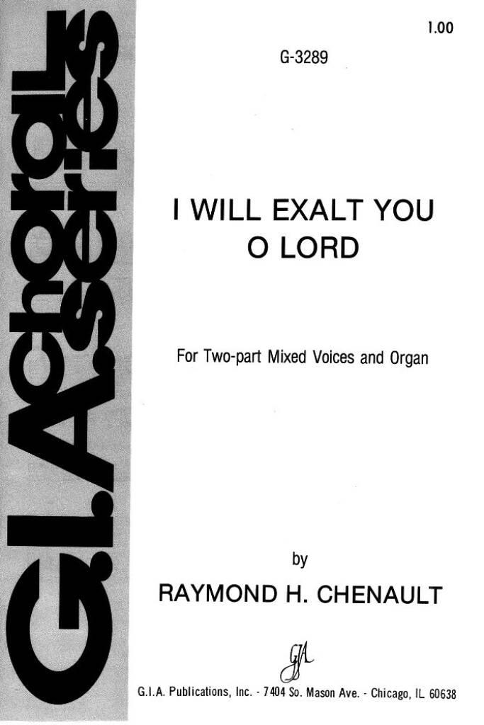 I Will Exalt You, O Lord