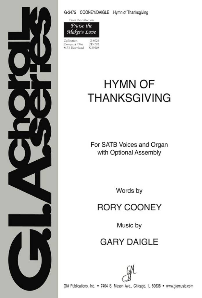 Hymn of Thanksgiving : Flute, 2 Trumpets, Trombone