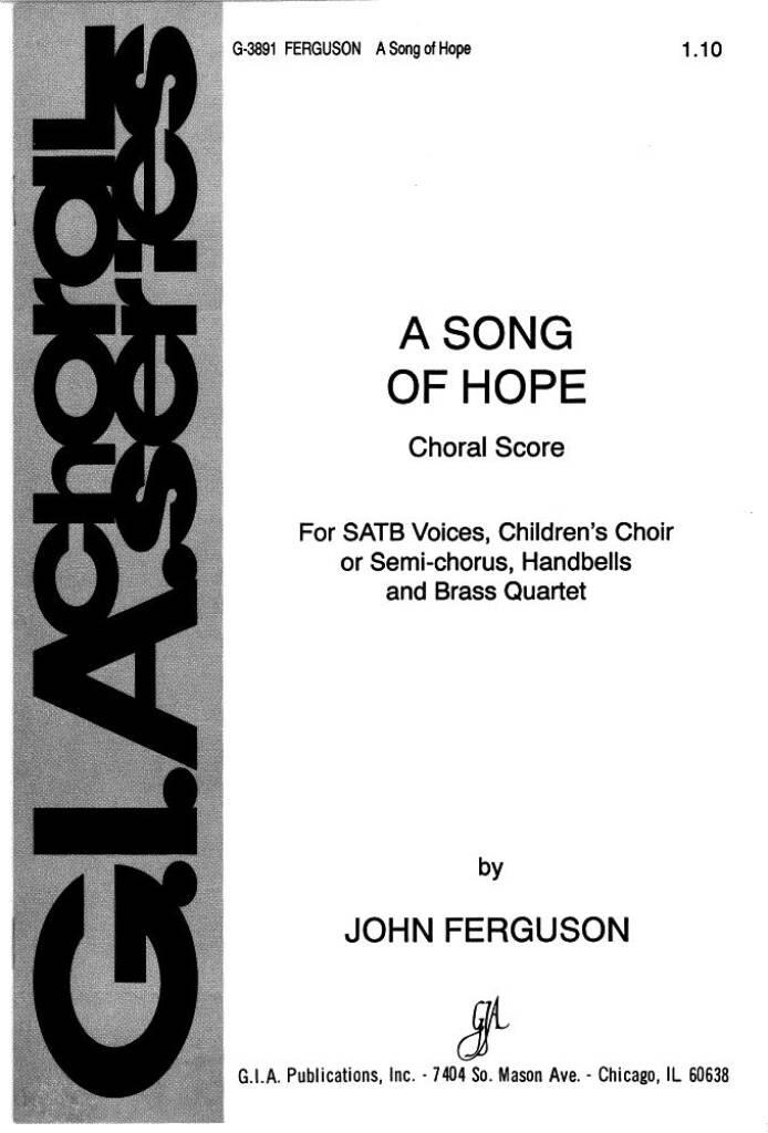 A Song of Hope - Choral score