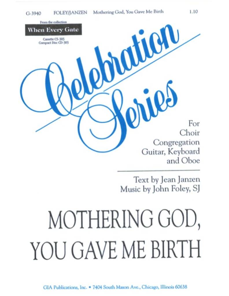 Mothering God, You Gave Me Birth : Oboe