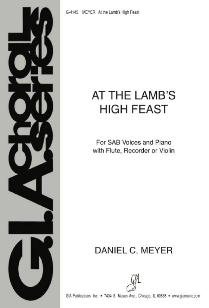 At the Lamb's High Feast : Flute, Recorder, or Violin