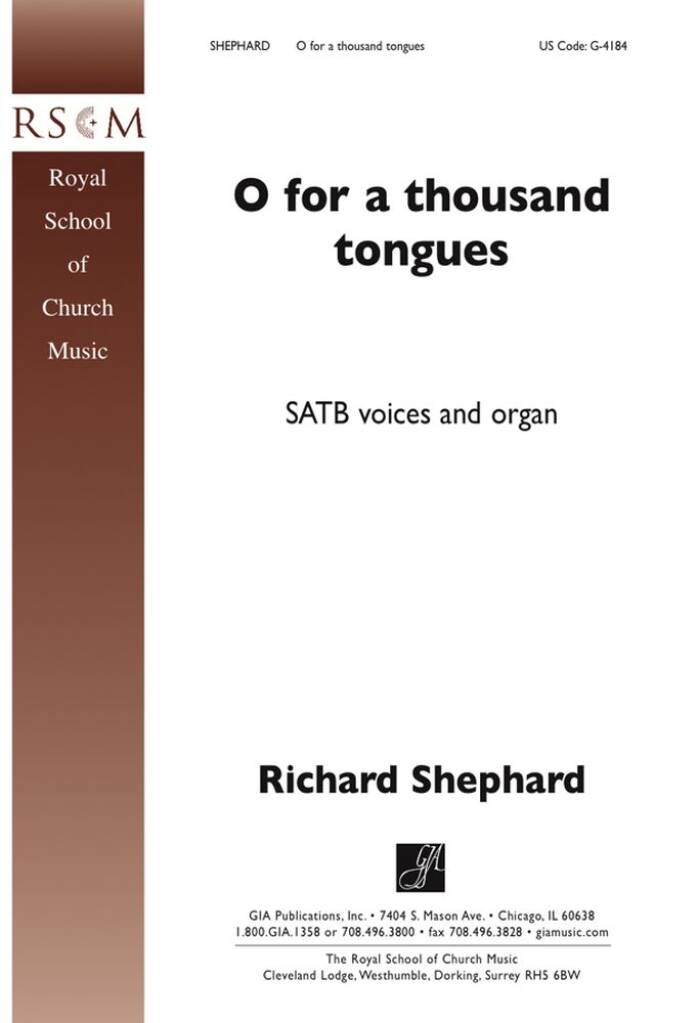 O for a Thousand Tongues to Sing