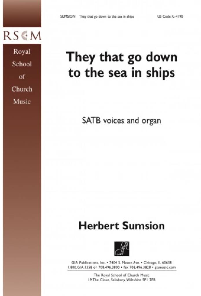 They that Go Down to the Sea in Ships