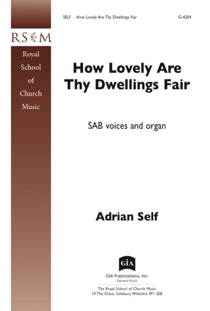 How Lovely Are Thy Dwellings Fair