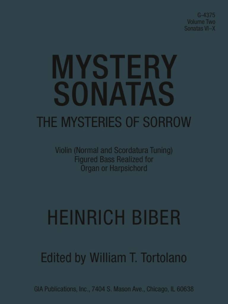 Mystery Sonatas for Violin and Clavier, Volume 2