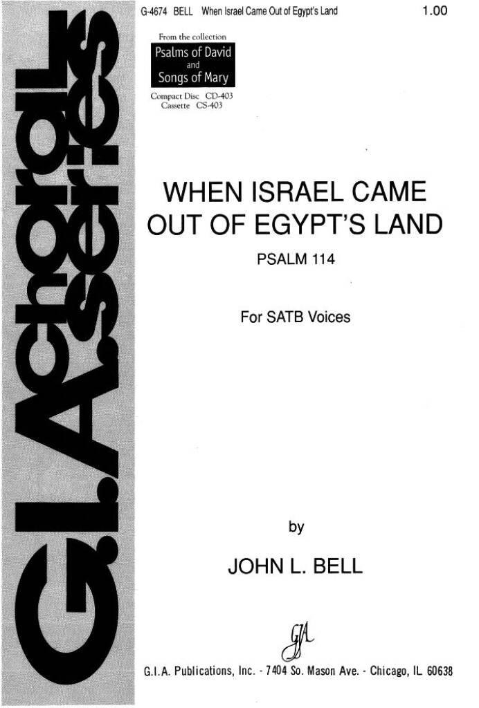 When Israel Came Out of Egypts Land